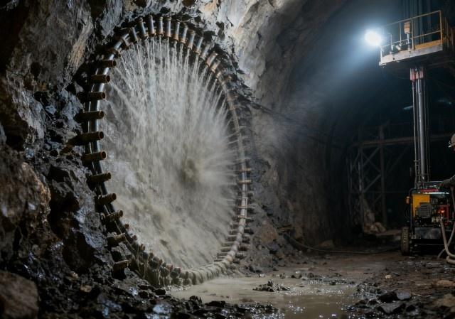 金山注浆管应用于采矿工程领域